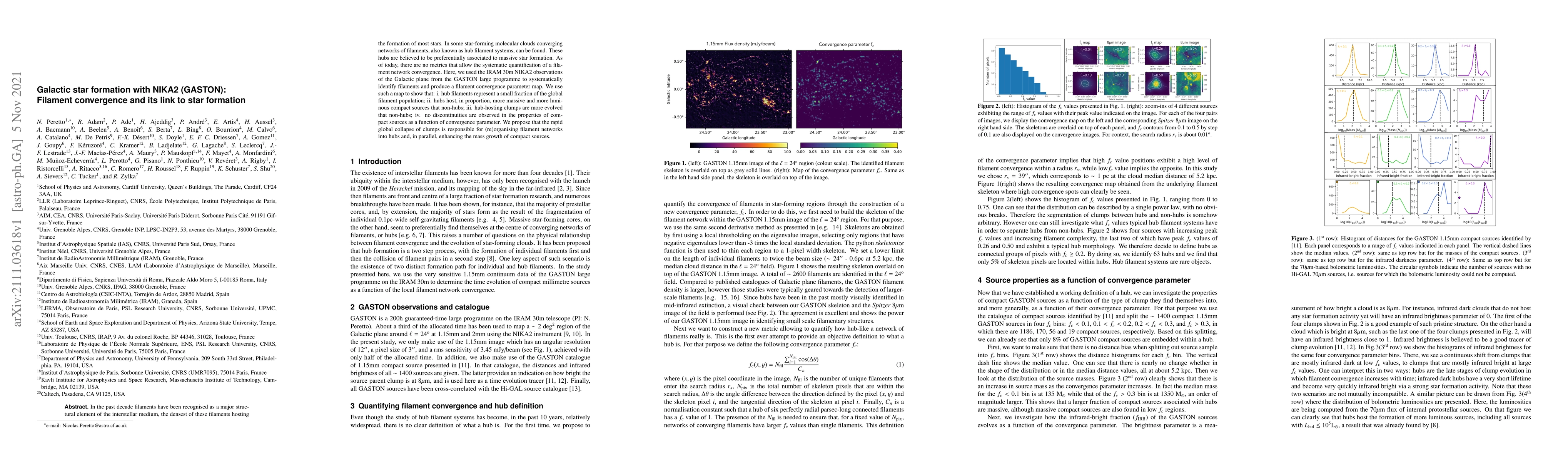 Thumbnail for Galactic star formation with NIKA2 (GASTON): Filament convergence and
  its link to star formation