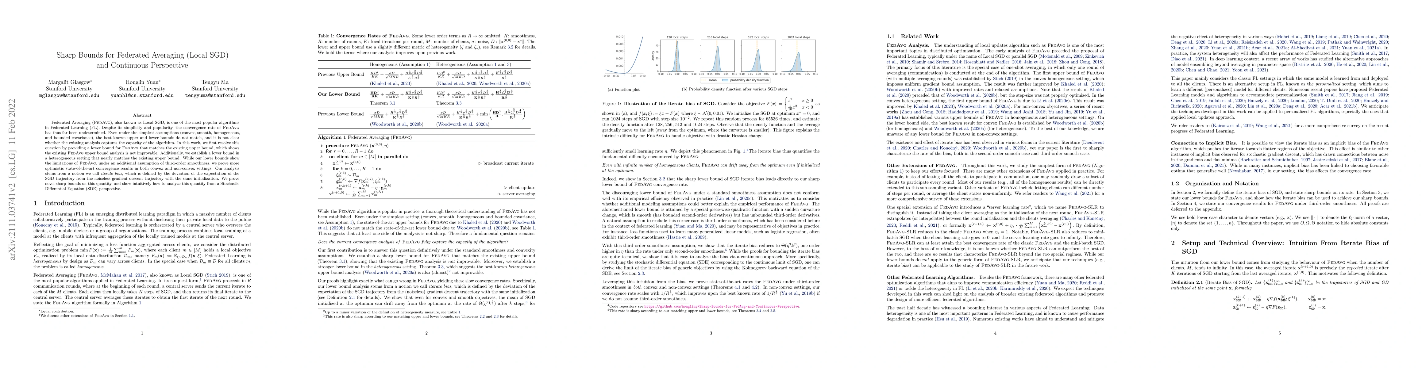 Thumbnail for Sharp Bounds for Federated Averaging (Local SGD) and Continuous
  Perspective
