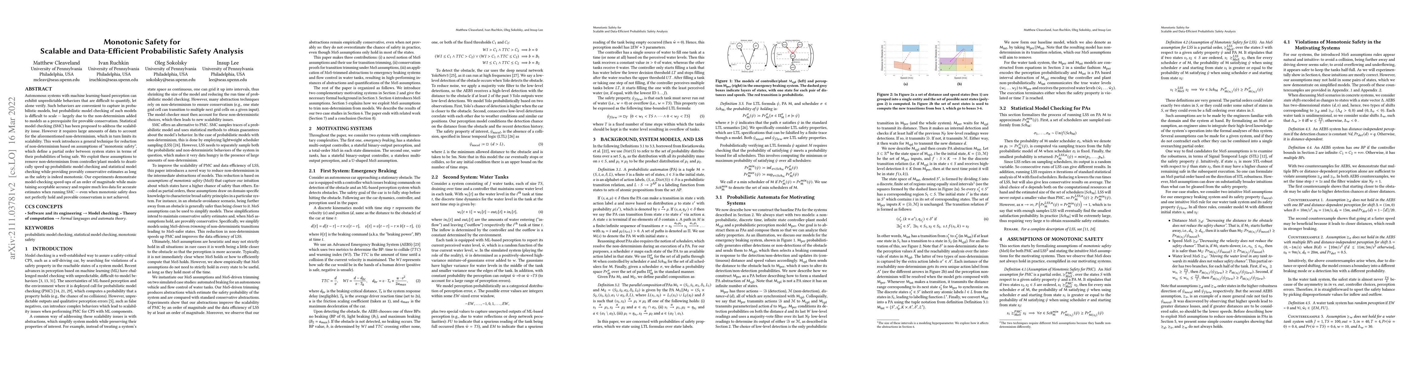 Thumbnail for Monotonic Safety for Scalable and Data-Efficient Probabilistic Safety
  Analysis