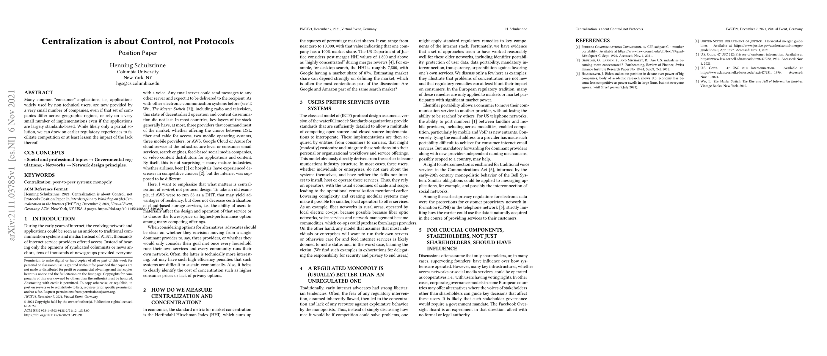 Thumbnail for Centralization is about Control, not Protocols (Position Paper)