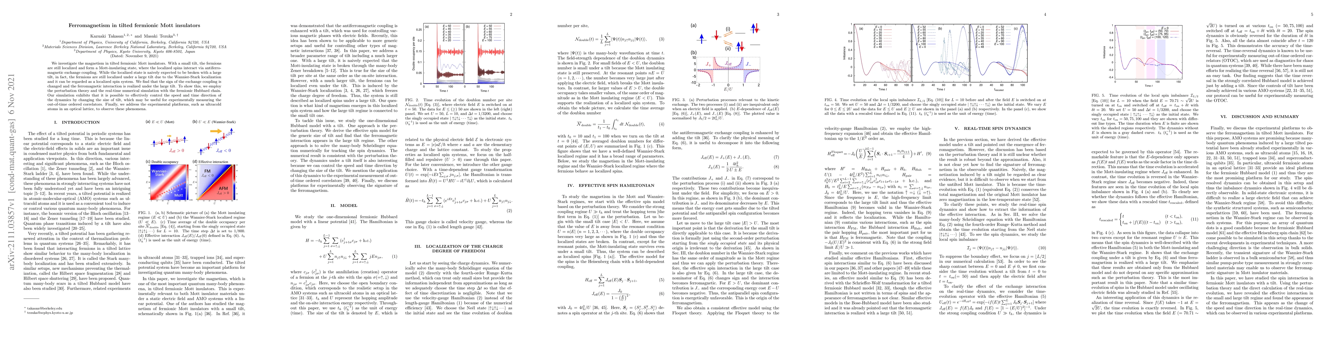 Thumbnail for Ferromagnetism in tilted fermionic Mott insulators