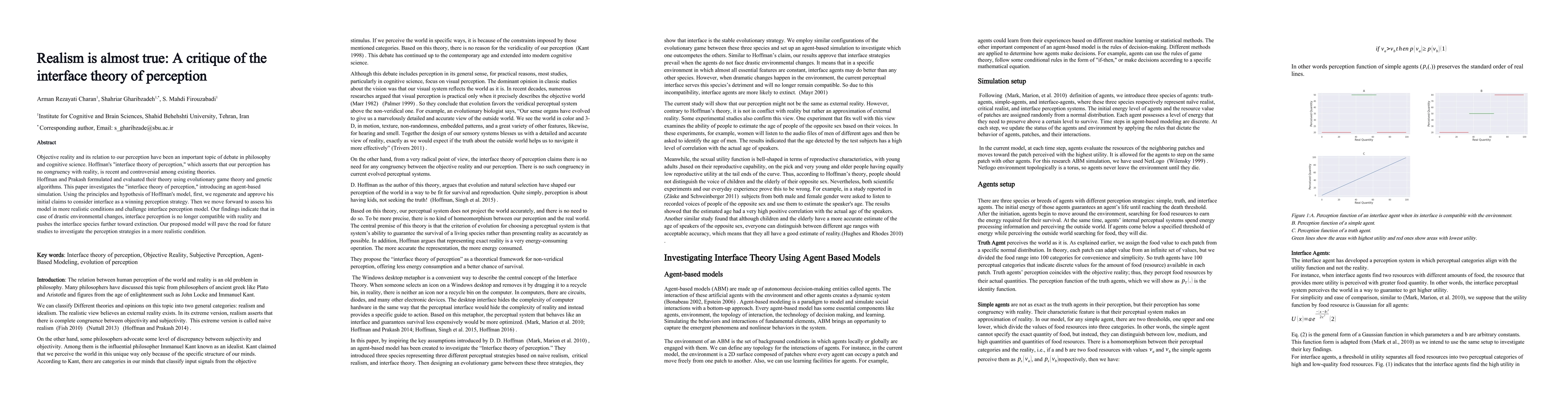 Thumbnail for Realism is almost true: A critique of the interface theory of perception