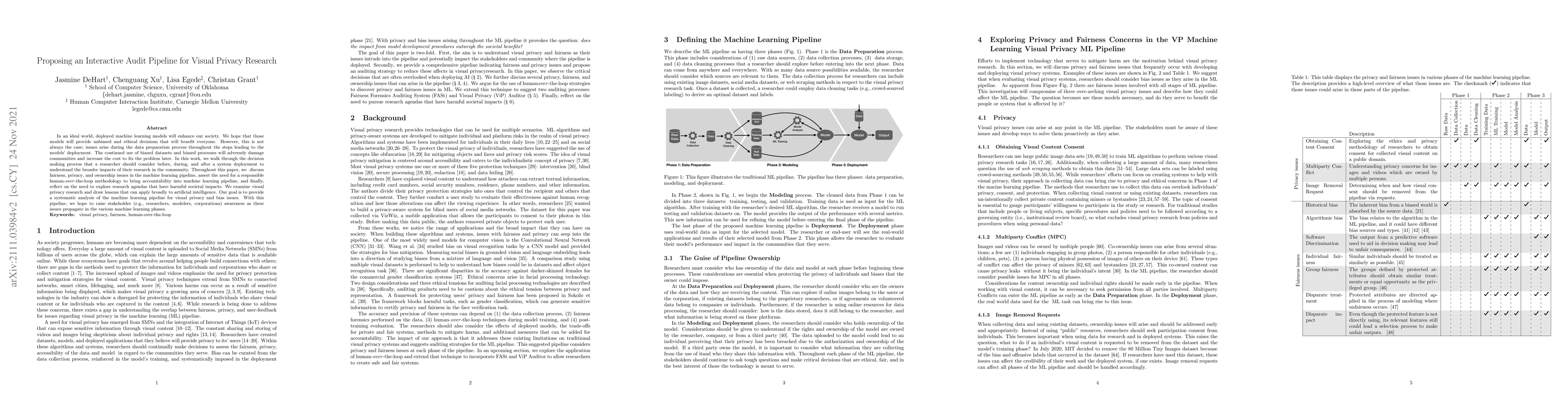 Thumbnail for Proposing an Interactive Audit Pipeline for Visual Privacy Research