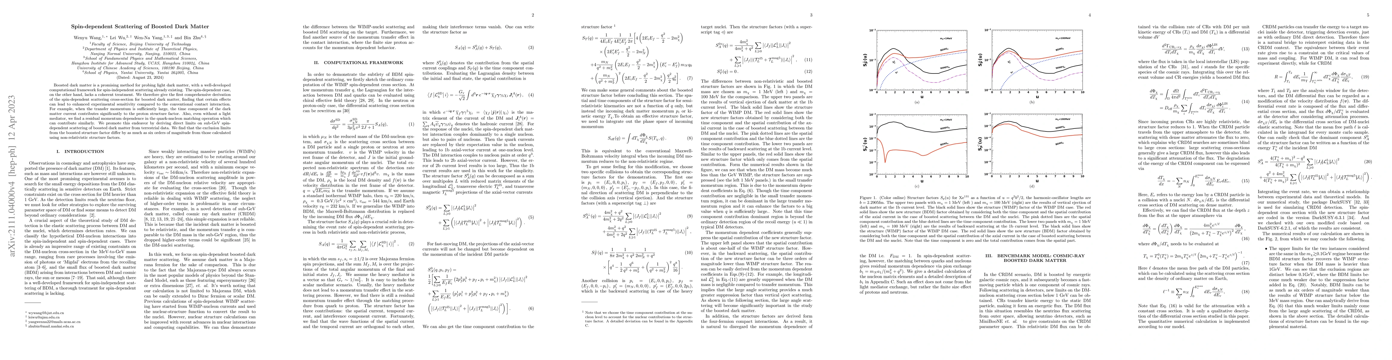 Thumbnail for The Spin-dependent Scattering of Boosted Dark Matter