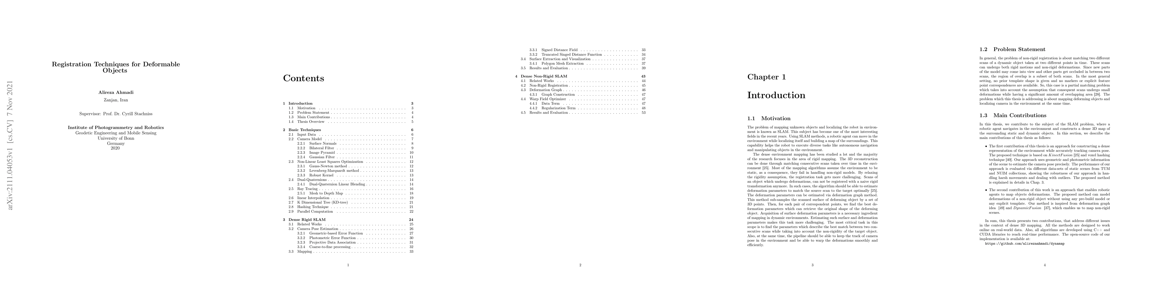 Thumbnail for Registration Techniques for Deformable Objects