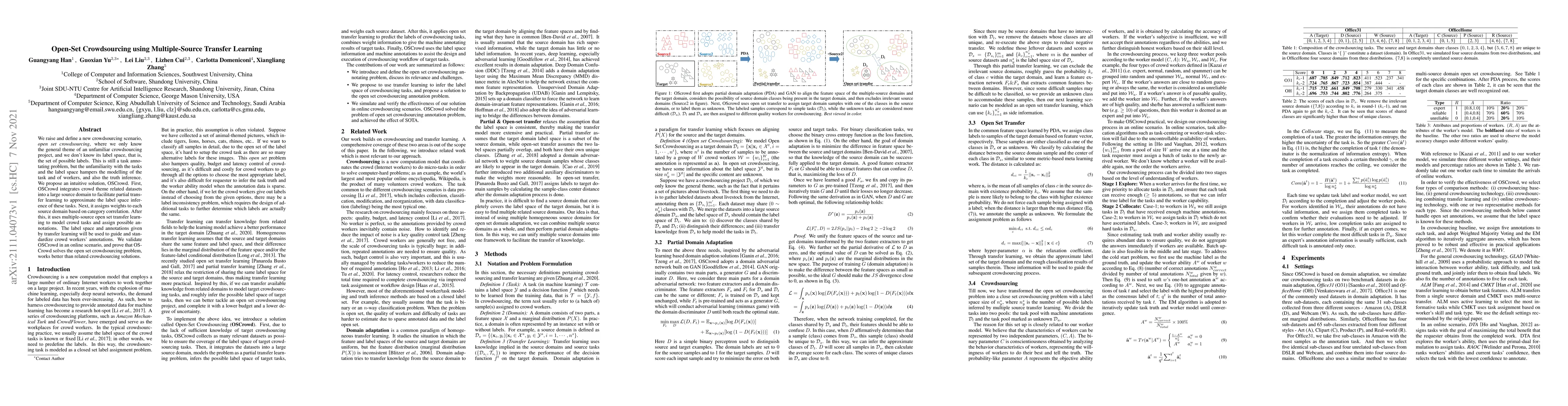 Thumbnail for Open-Set Crowdsourcing using Multiple-Source Transfer Learning