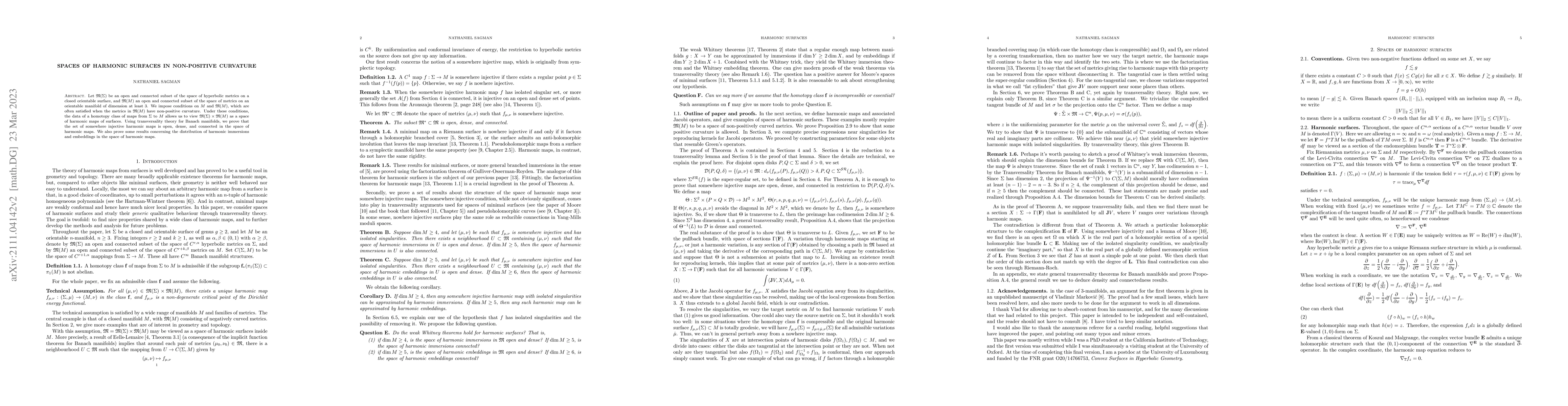 Thumbnail for Spaces of harmonic surfaces in non-positive curvature