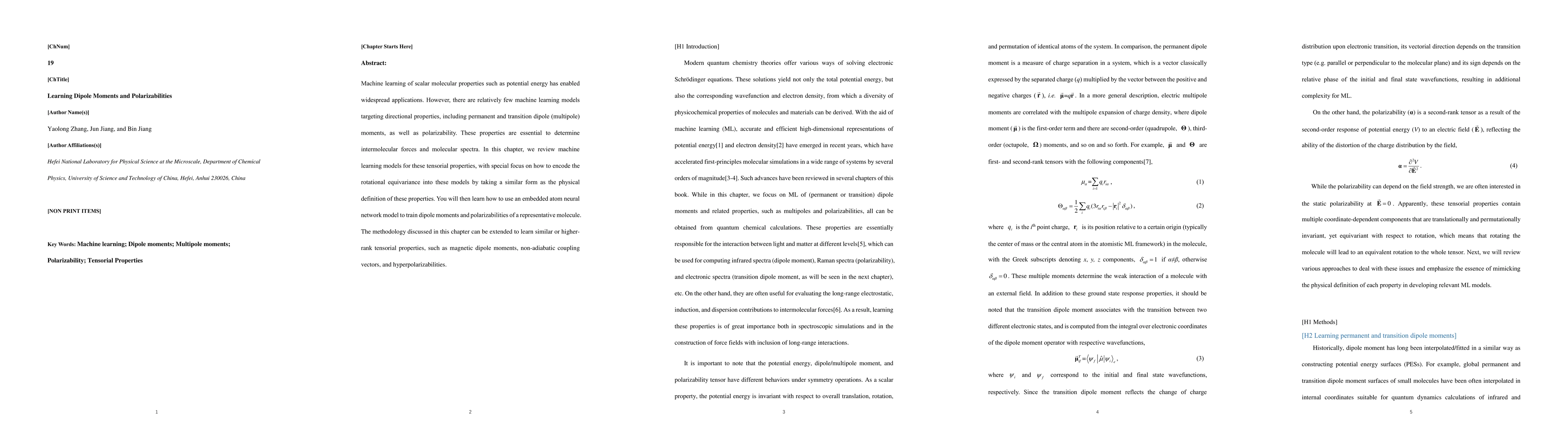 Thumbnail for Learning Dipole Moments and Polarizabilities