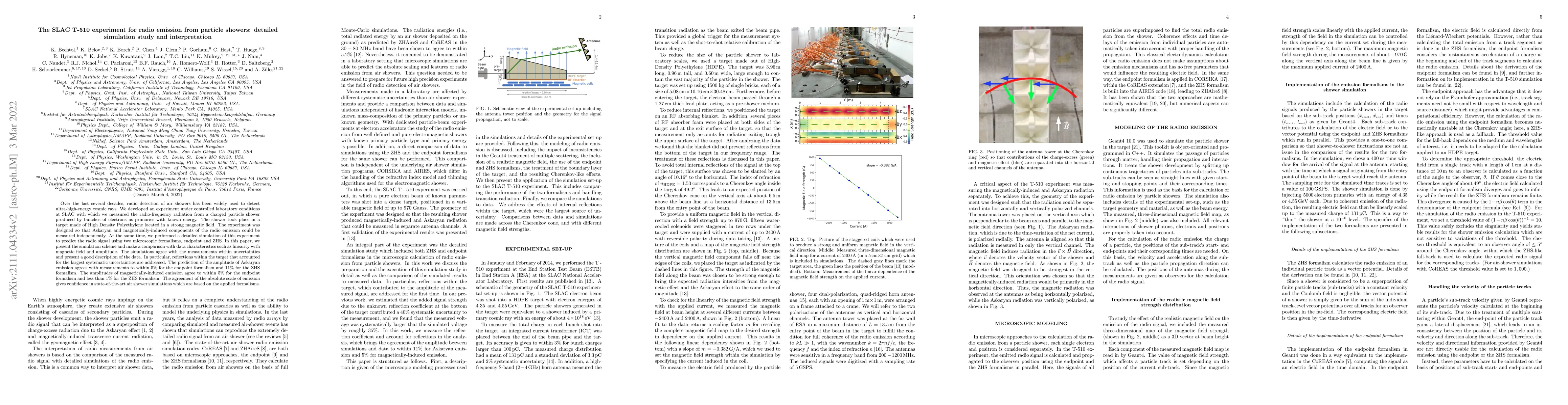 Thumbnail for The SLAC T-510 experiment for radio emission from particle showers:
  detailed simulation study and interpretation