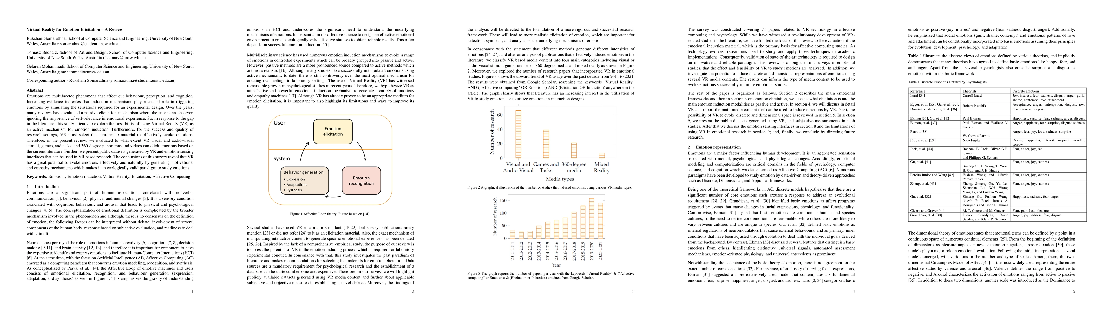 Thumbnail for Virtual Reality for Emotion Elicitation -- A Review