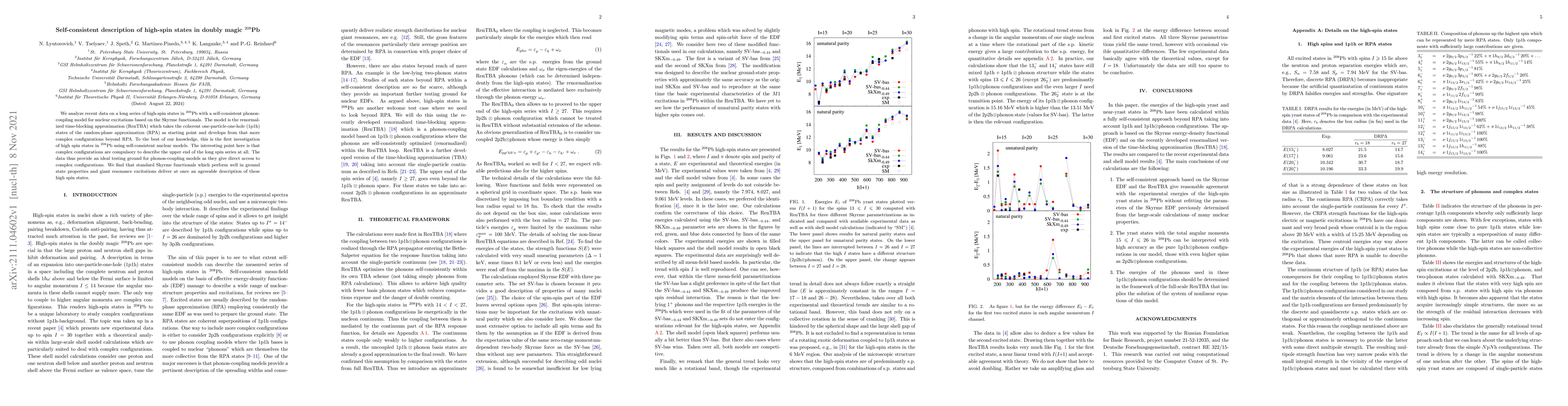 Thumbnail for Self-consistent description of high-spin states in doubly magic
  $^{208}$Pb