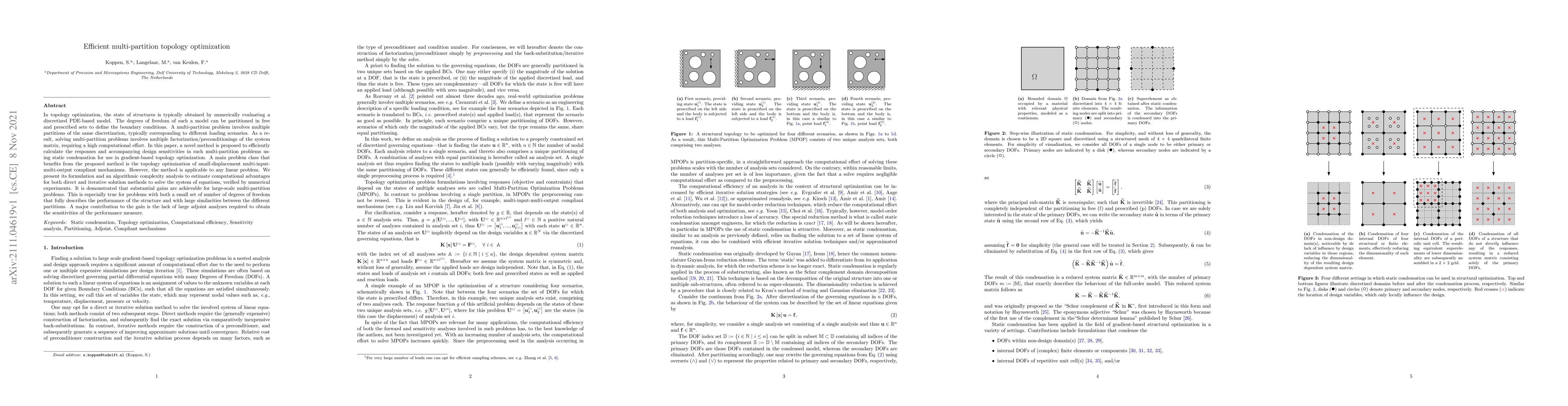 Thumbnail for Efficient multi-partition topology optimization