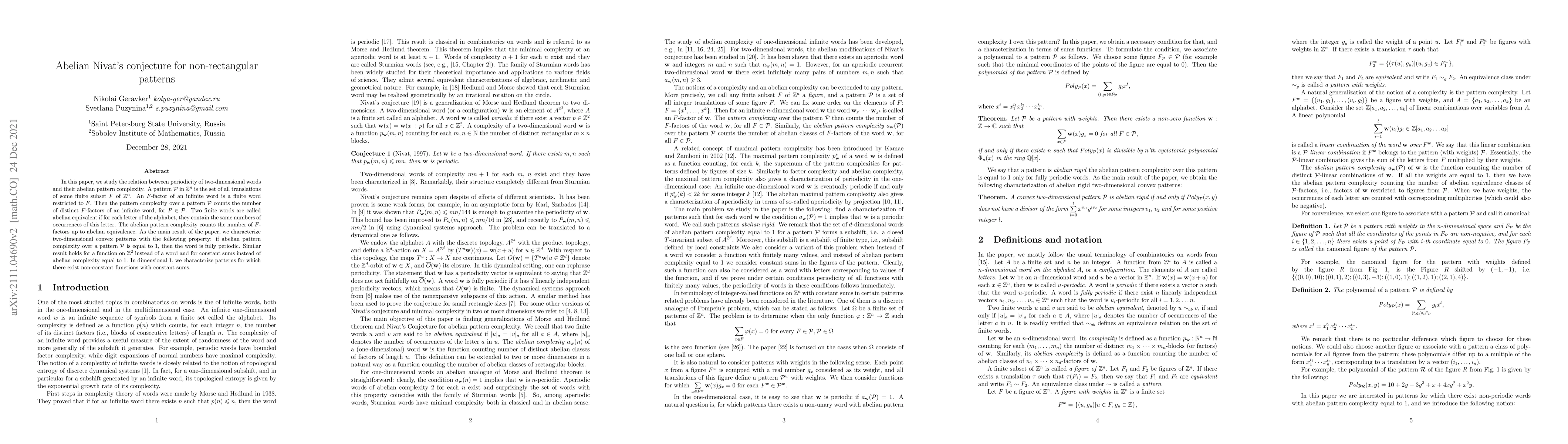 Thumbnail for Abelian Nivat's conjecture for non-rectangular patterns