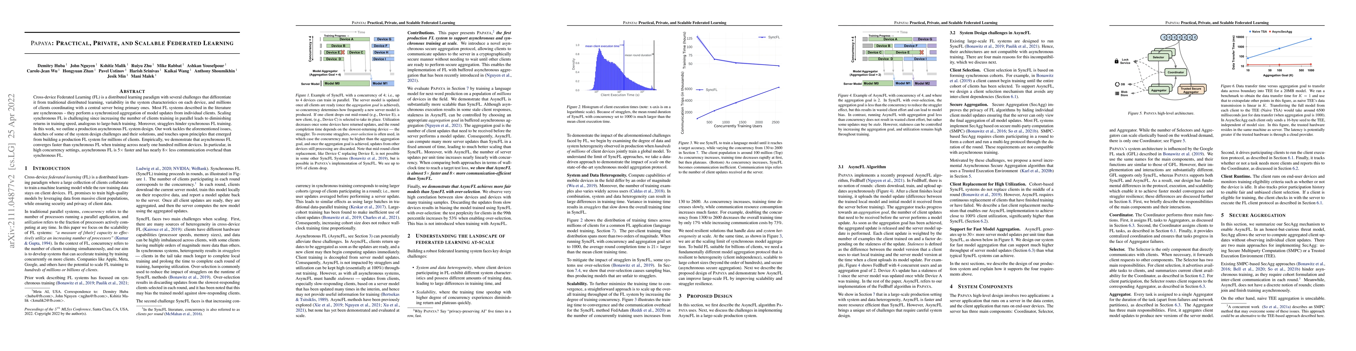 Thumbnail for Papaya: Practical, Private, and Scalable Federated Learning