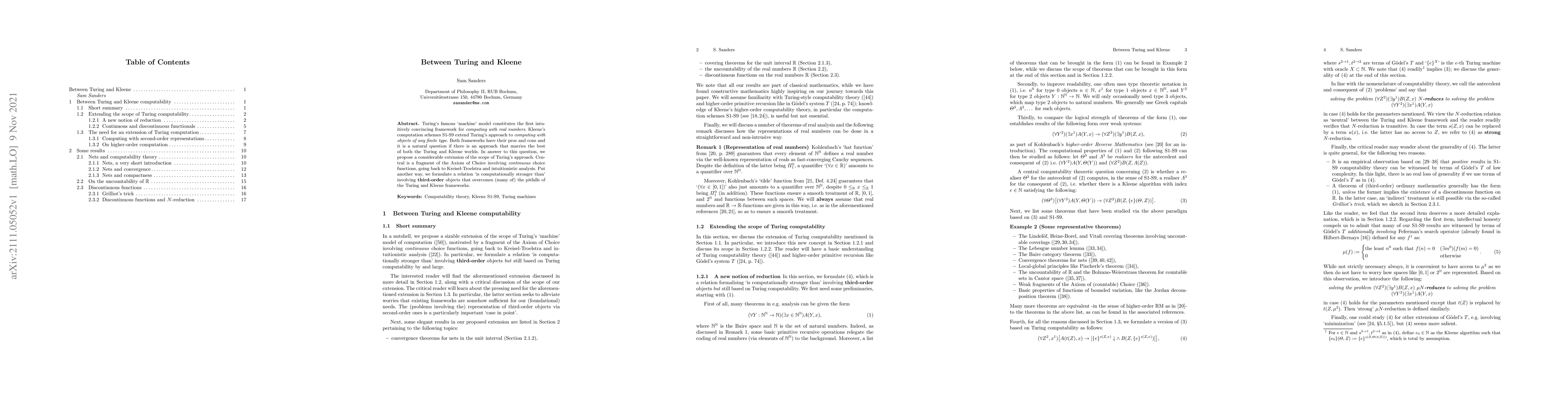 Thumbnail for Between Turing and Kleene