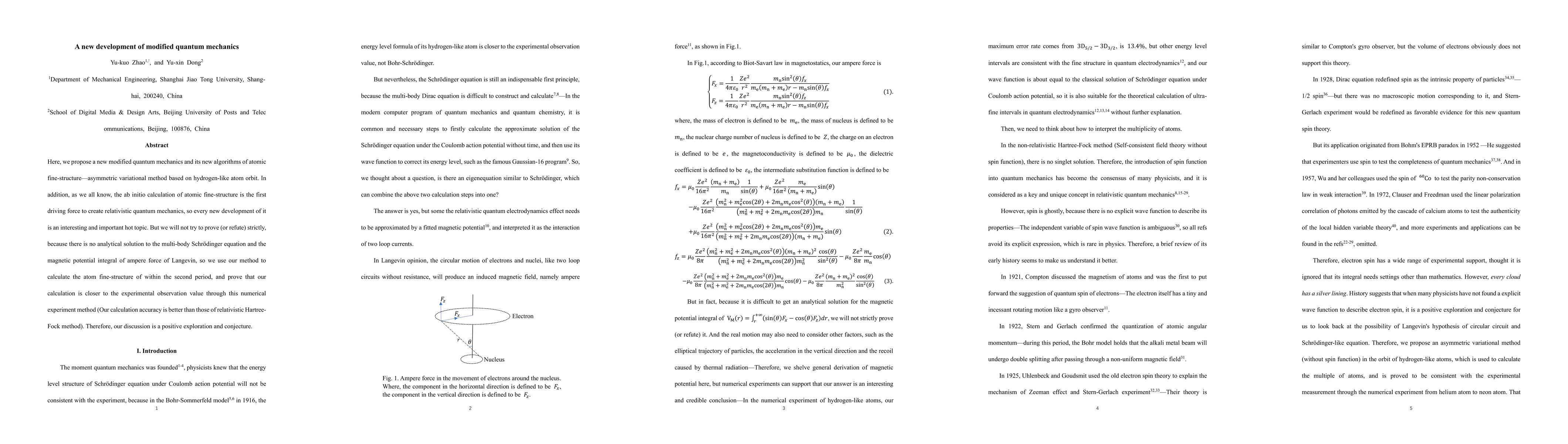 Thumbnail for A new development of modified quantum mechanics