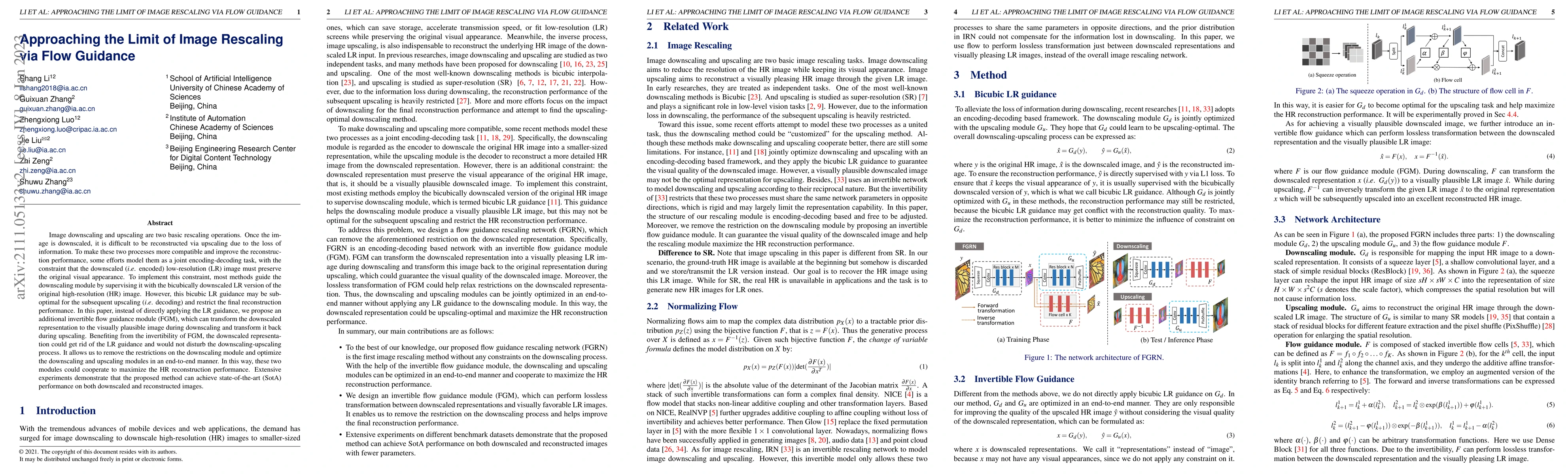 Thumbnail for Approaching the Limit of Image Rescaling via Flow Guidance