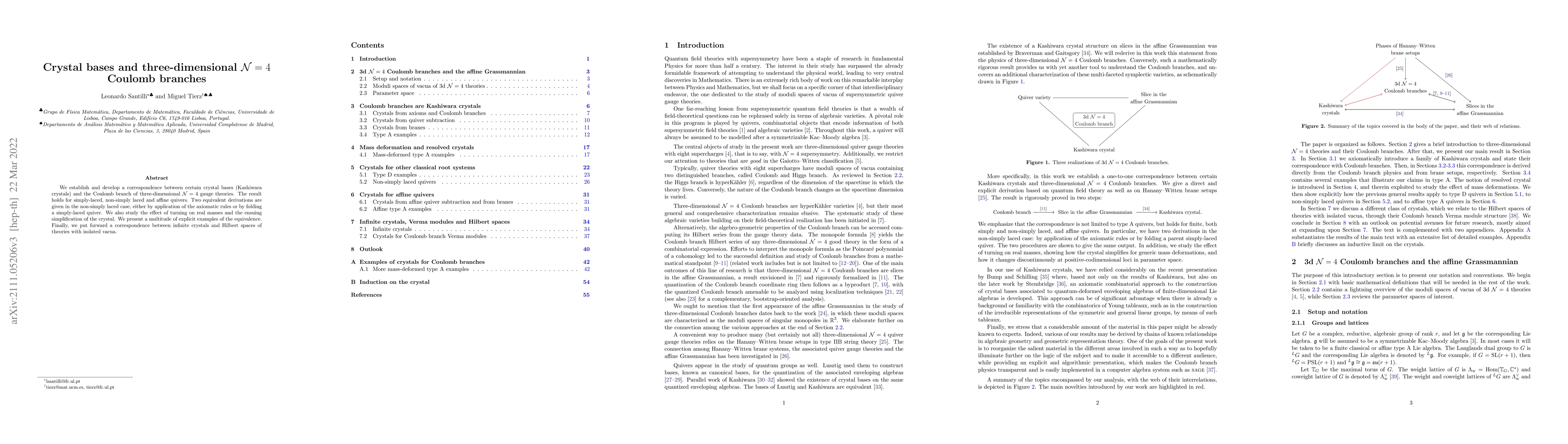 Thumbnail for Crystal bases and three-dimensional $ \mathcal{N}=4 $ Coulomb branches