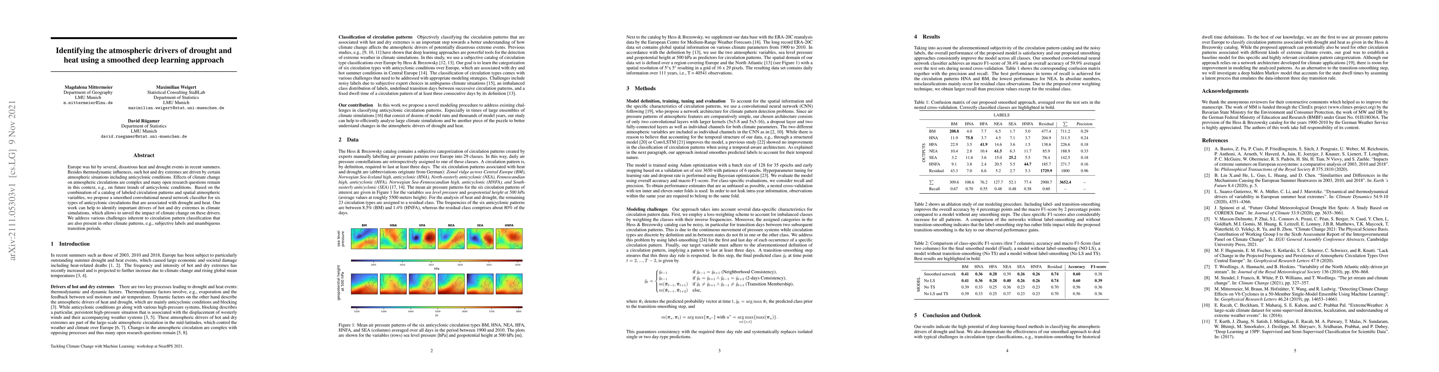 Thumbnail for Identifying the atmospheric drivers of drought and heat using a smoothed
  deep learning approach