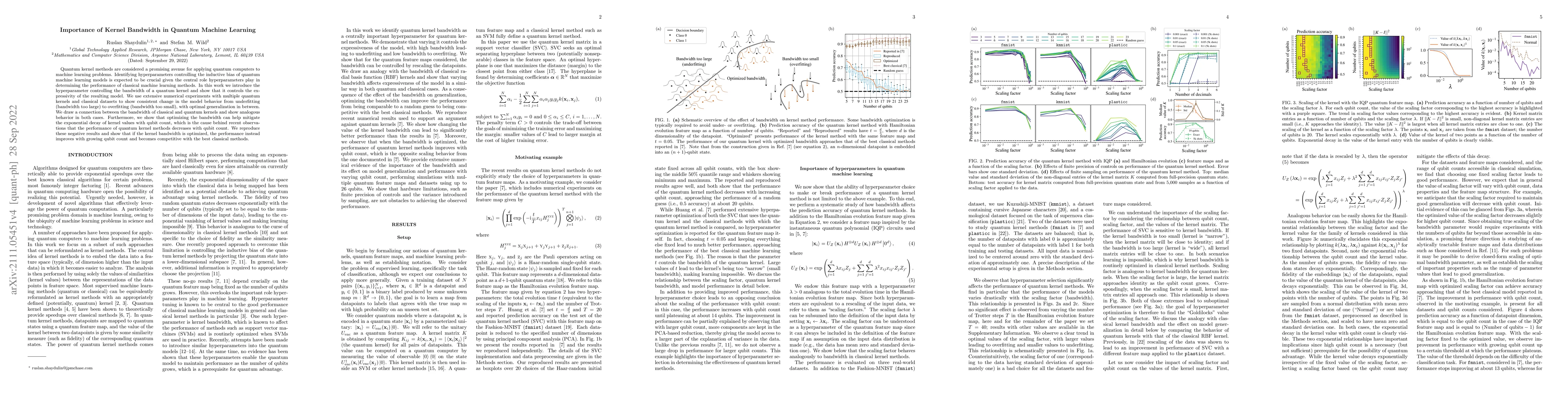 Thumbnail for Importance of Kernel Bandwidth in Quantum Machine Learning