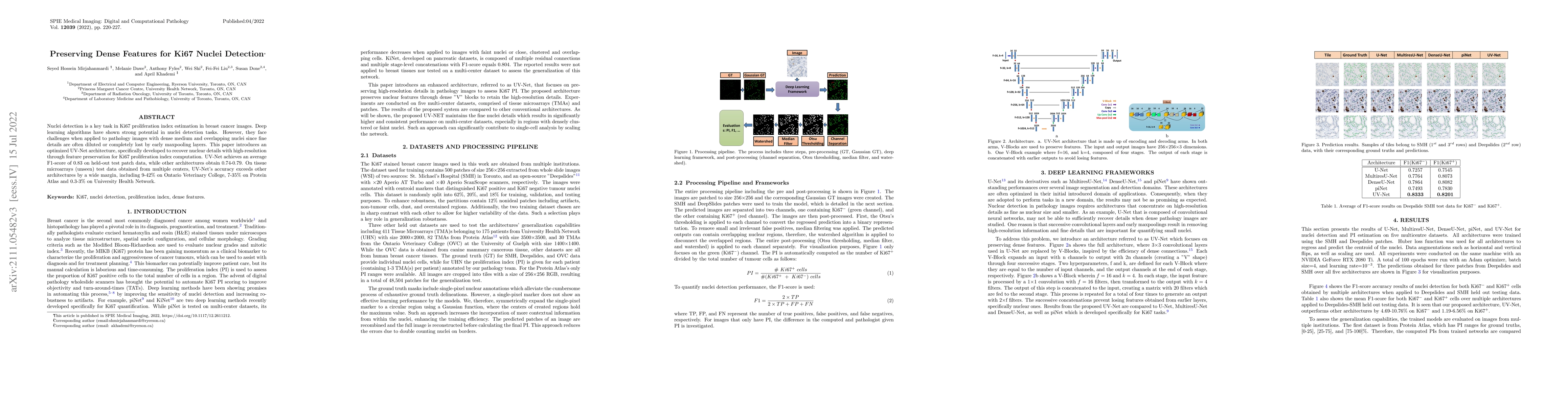 Thumbnail for Preserving Dense Features for Ki67 Nuclei Detection