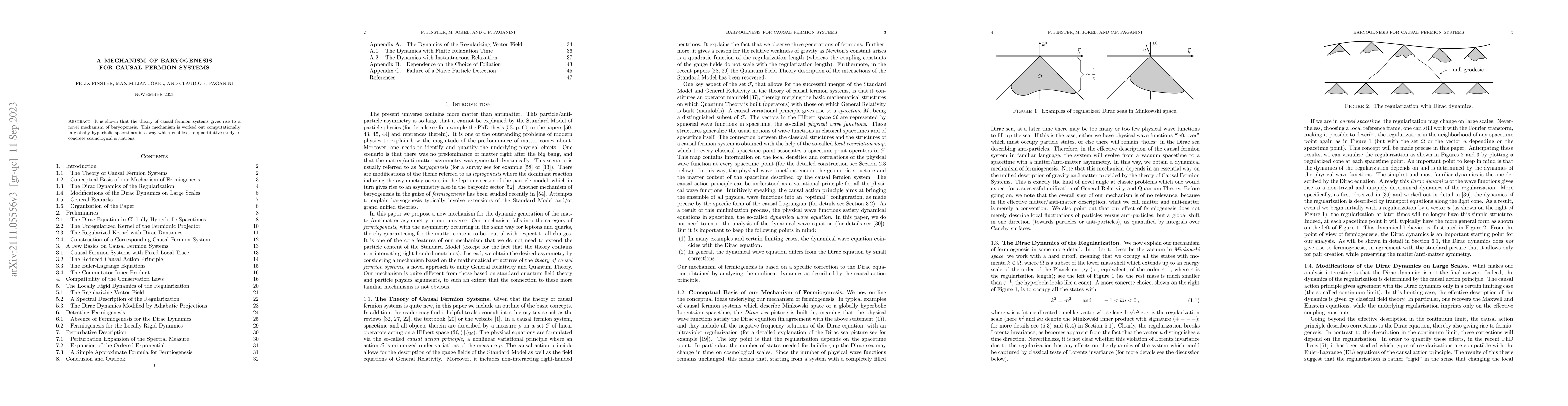 Thumbnail for A Mechanism of Baryogenesis for Causal Fermion Systems