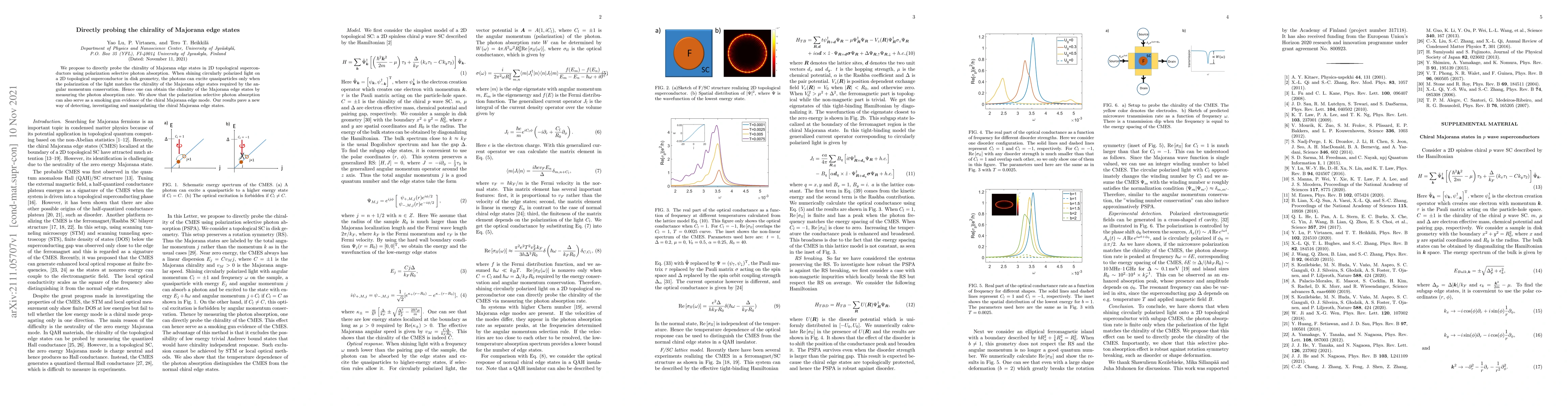 Thumbnail for Directly probing the chirality of Majorana edge states