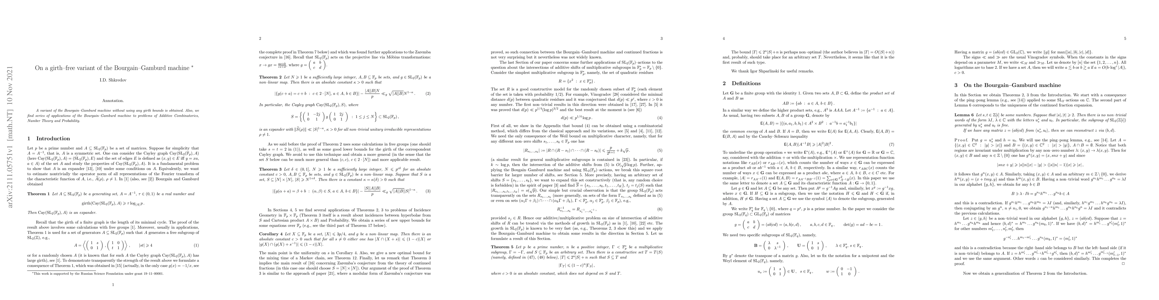 Thumbnail for On a girth-free variant of the Bourgain-Gamburd machine