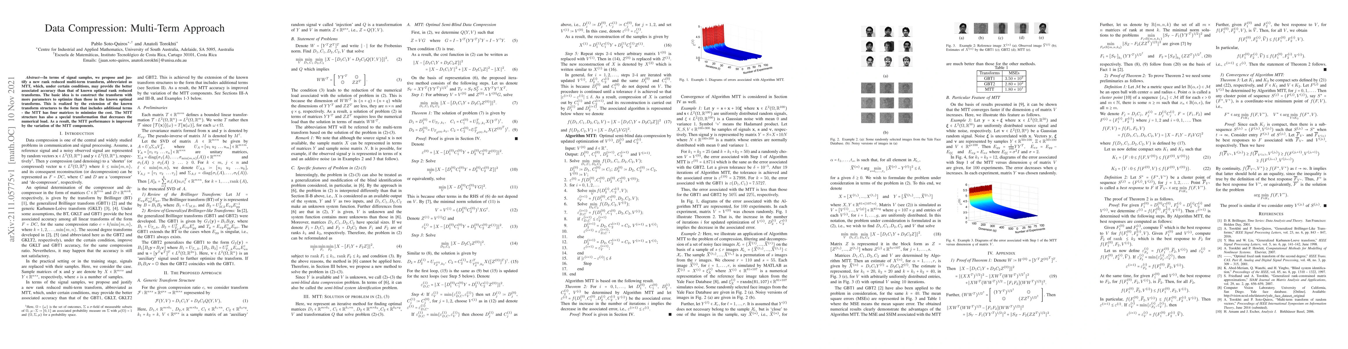 Thumbnail for Data Compression: Multi-Term Approach