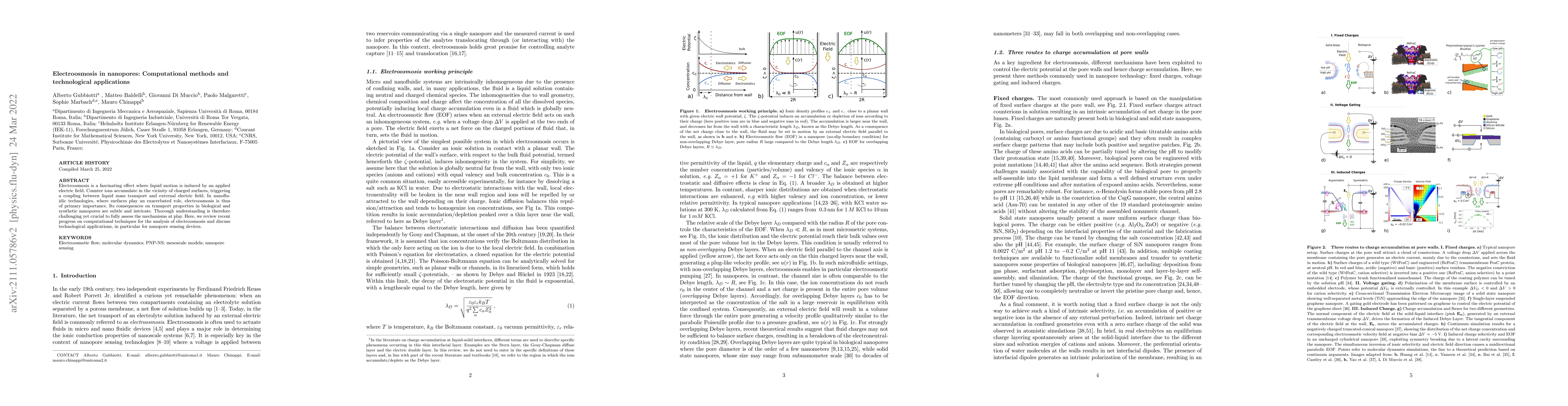 Thumbnail for Electroosmosis in nanopores: Computational methods and technological
  applications
