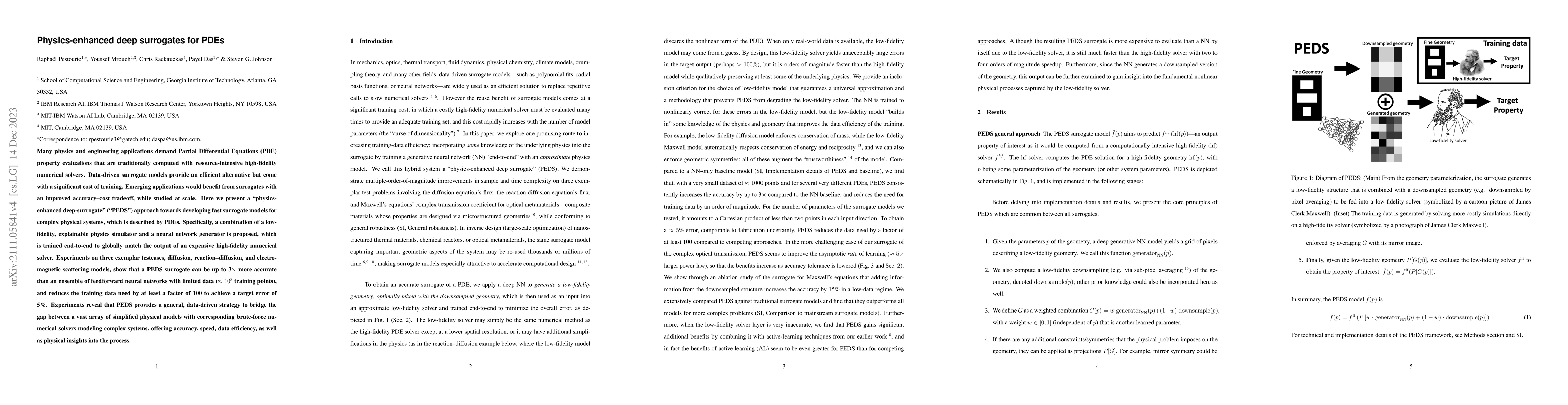 Thumbnail for Physics-enhanced deep surrogates for partial differential equations