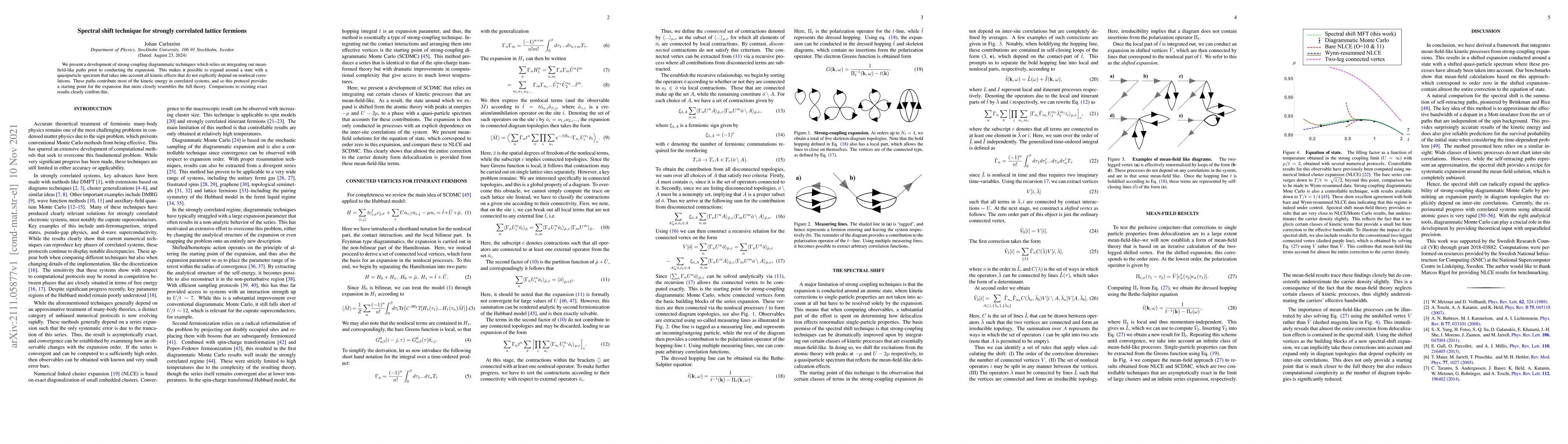 Thumbnail for Spectral shift technique for strongly correlated lattice fermions