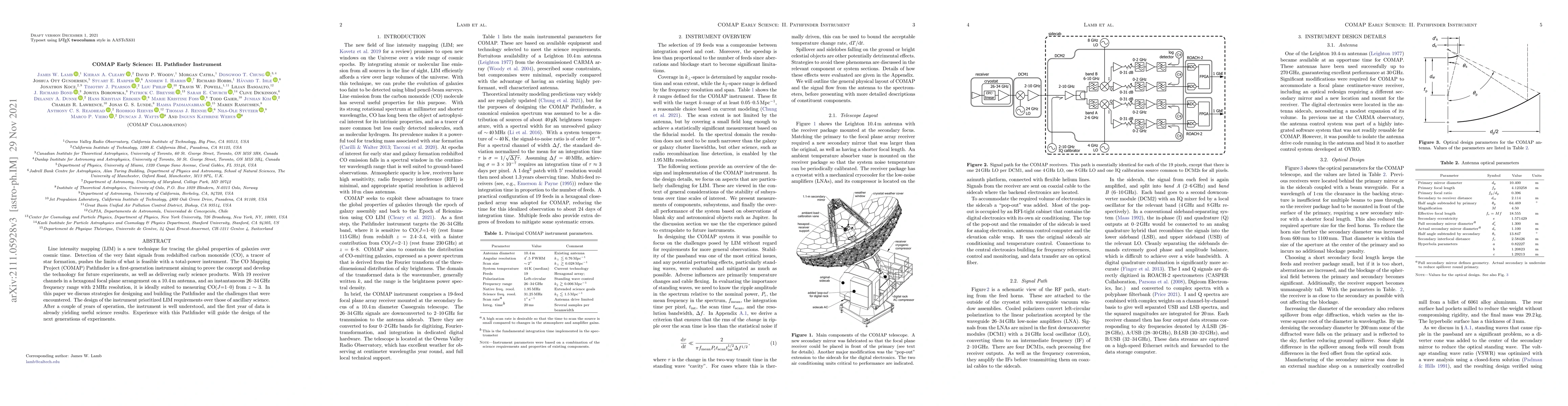 Thumbnail for COMAP Early Science: II. Pathfinder Instrument