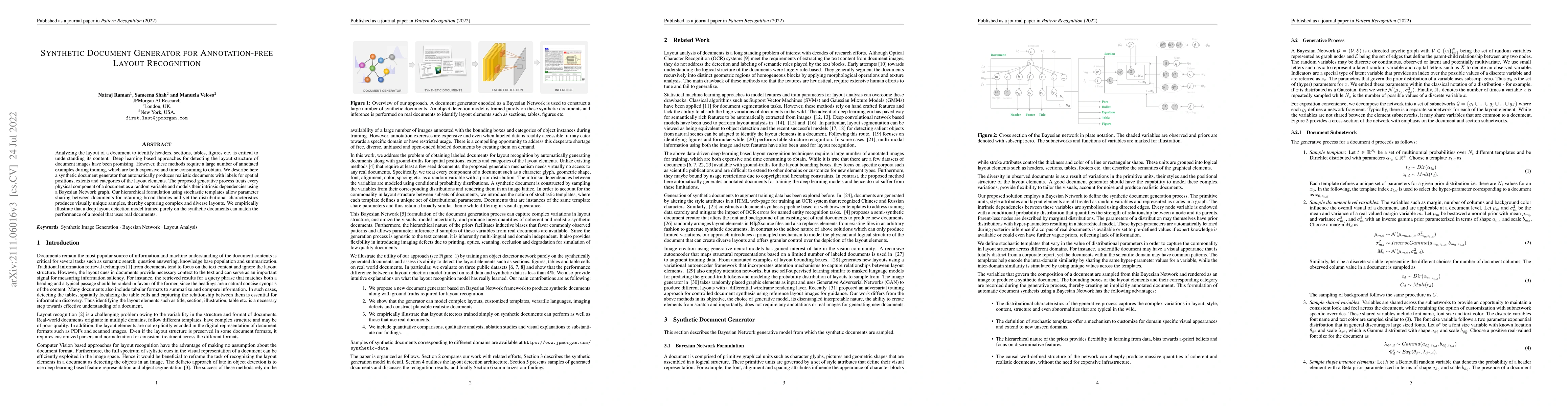 Thumbnail for Synthetic Document Generator for Annotation-free Layout Recognition