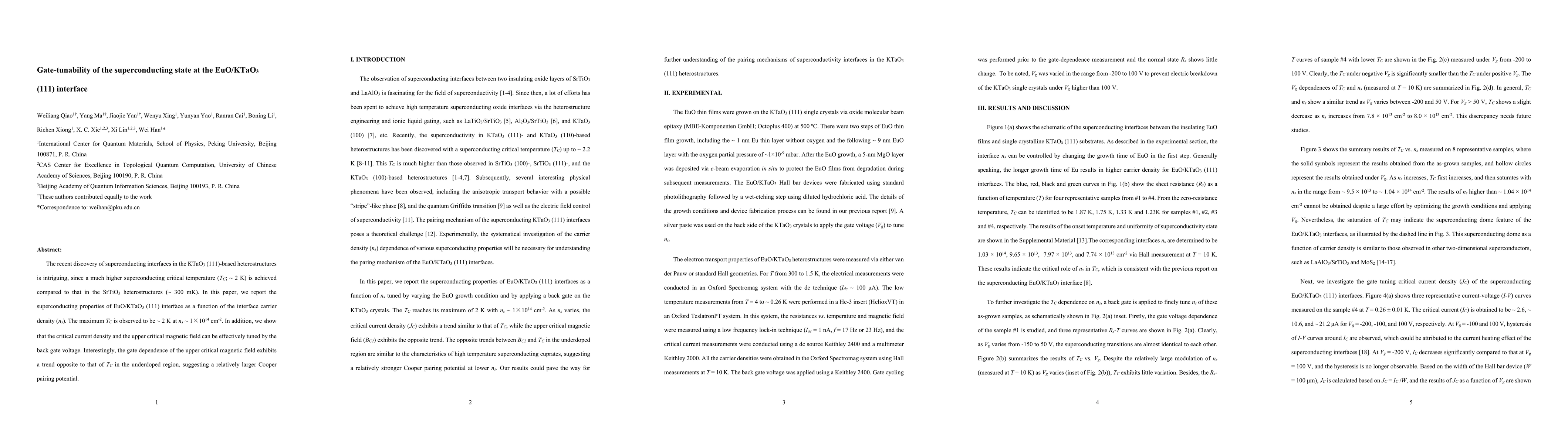 Thumbnail for Gate-tunability of the superconducting state at the $EuO/KTaO_3 (111)$
  interface