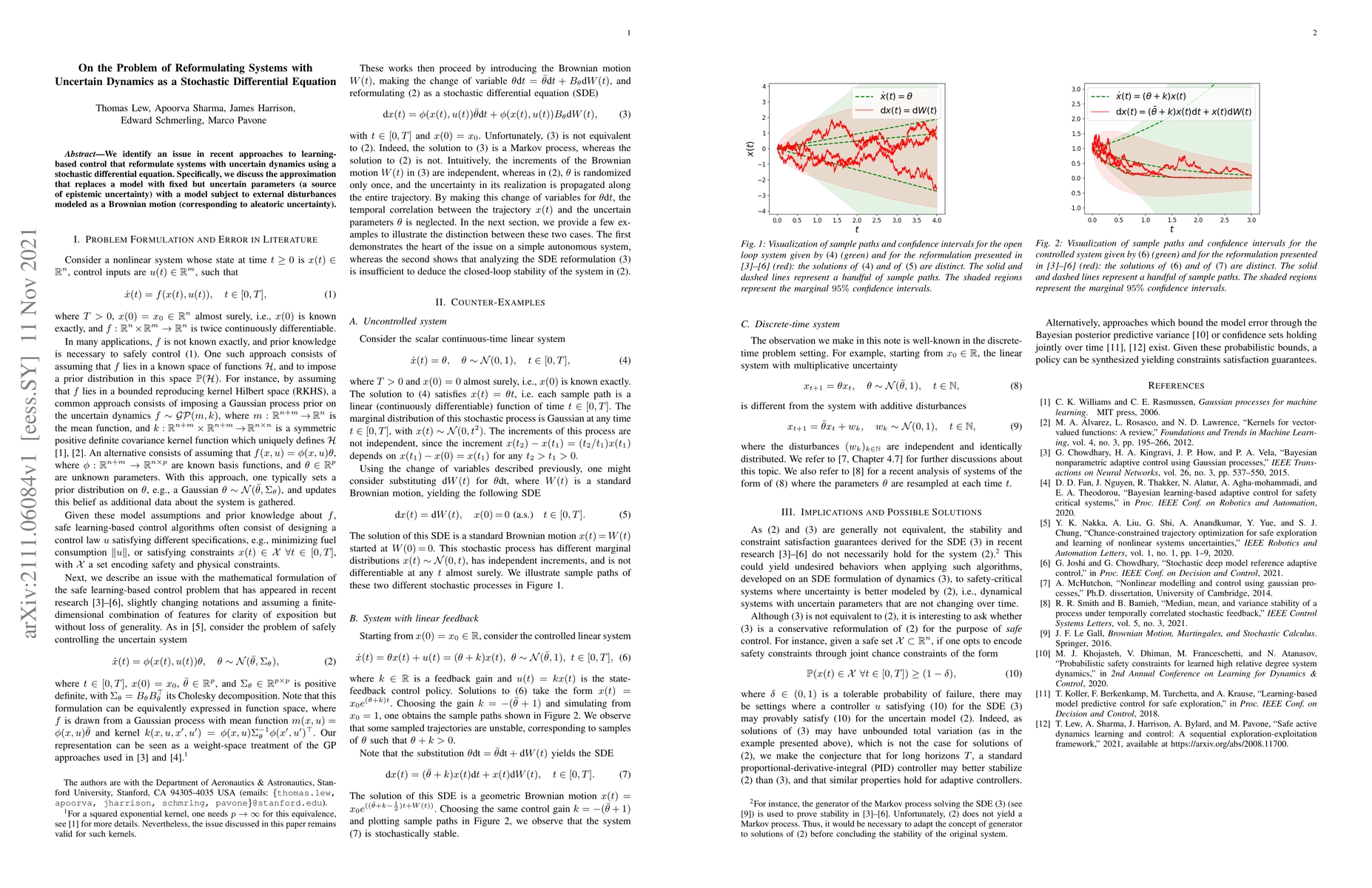 Thumbnail for On the Problem of Reformulating Systems with Uncertain Dynamics as a
  Stochastic Differential Equation