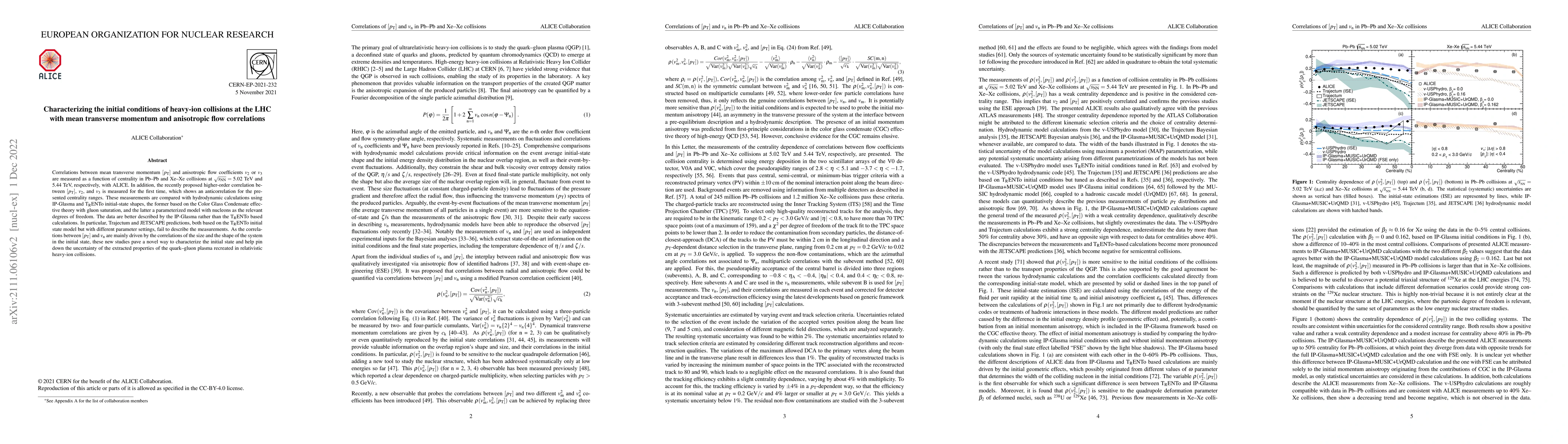 Thumbnail for Characterizing the initial conditions of heavy-ion collisions at the LHC
  with mean transverse momentum and anisotropic flow correlations