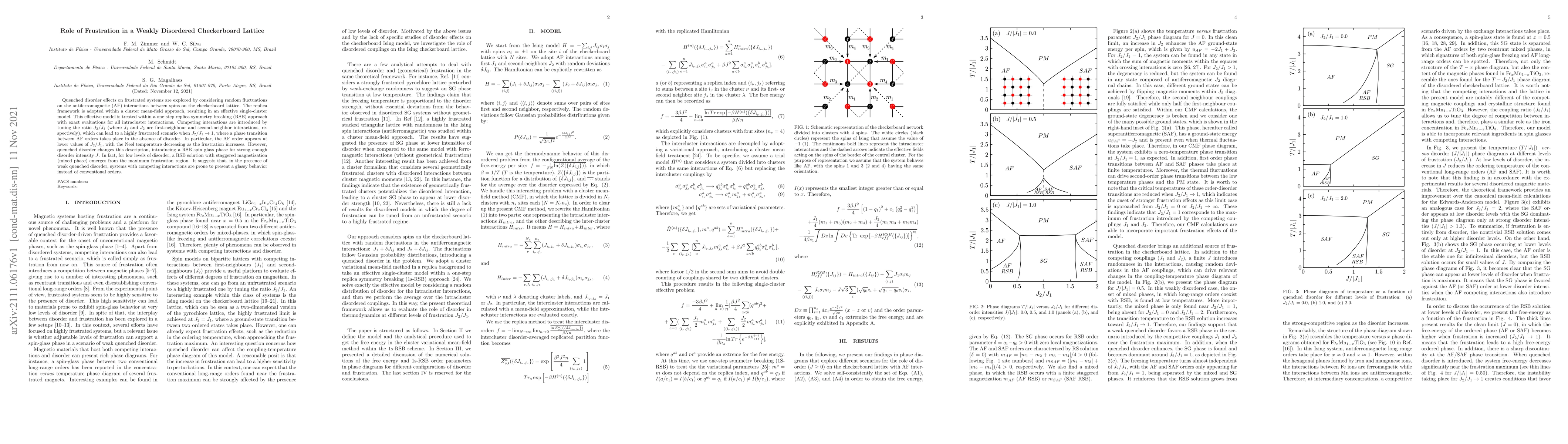 Thumbnail for Role of Frustration in a Weakly Disordered Checkerboard Lattice