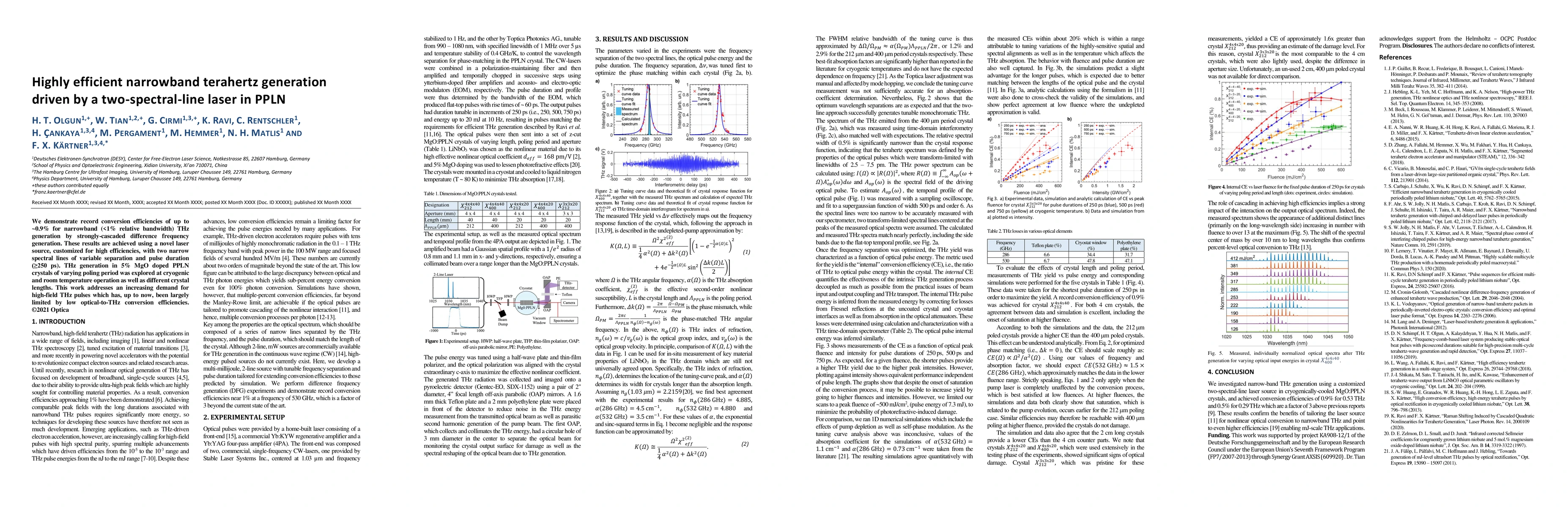 Thumbnail for Highly efficient narrowband terahertz generation driven by a
  two-spectral-line laser in PPLN