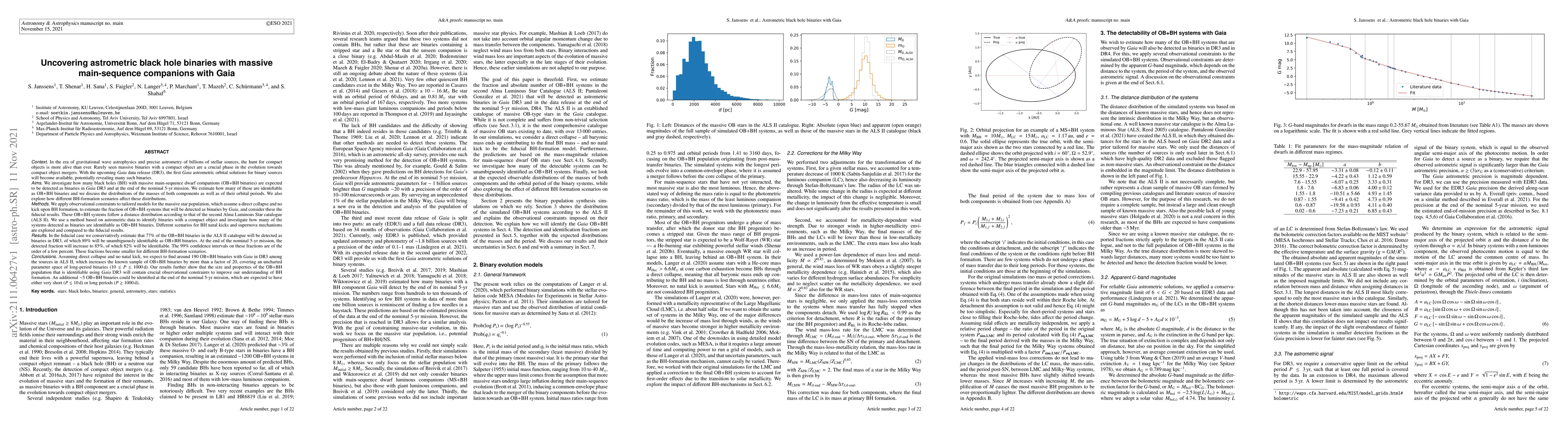 Thumbnail for Uncovering astrometric black hole binaries with massive main-sequence
  companions with Gaia
