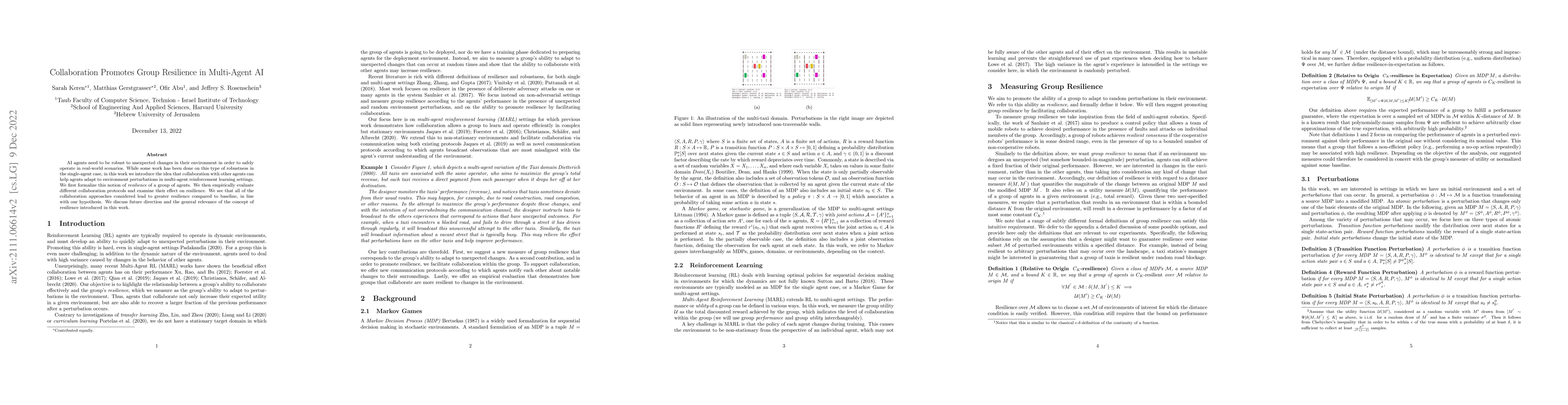 Thumbnail for Collaboration Promotes Group Resilience in Multi-Agent AI