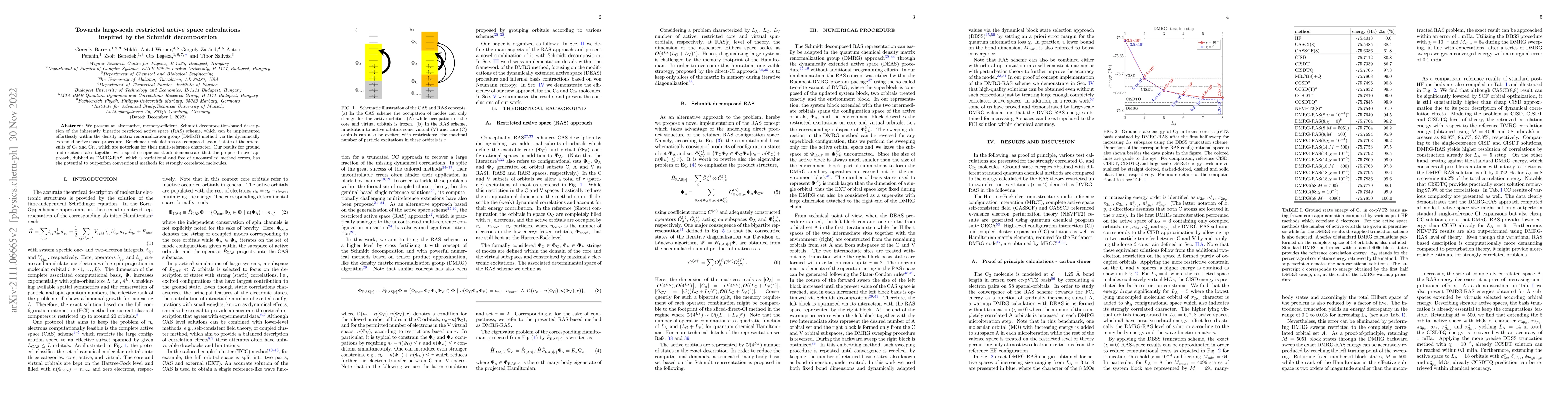 Thumbnail for Towards large-scale restricted active space calculations inspired by the
  Schmidt decomposition