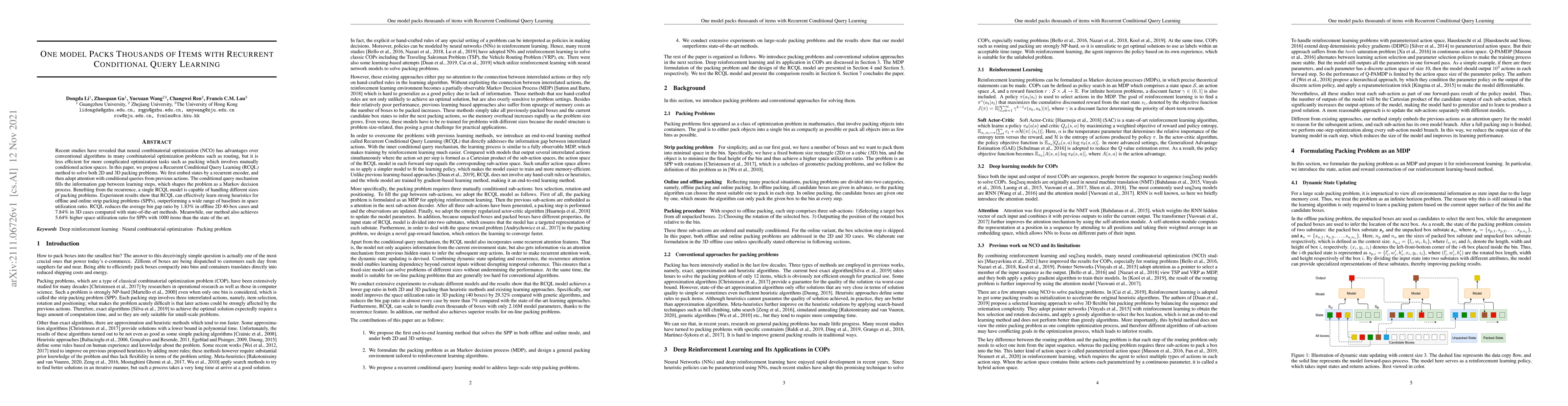 Thumbnail for One model Packs Thousands of Items with Recurrent Conditional Query
  Learning