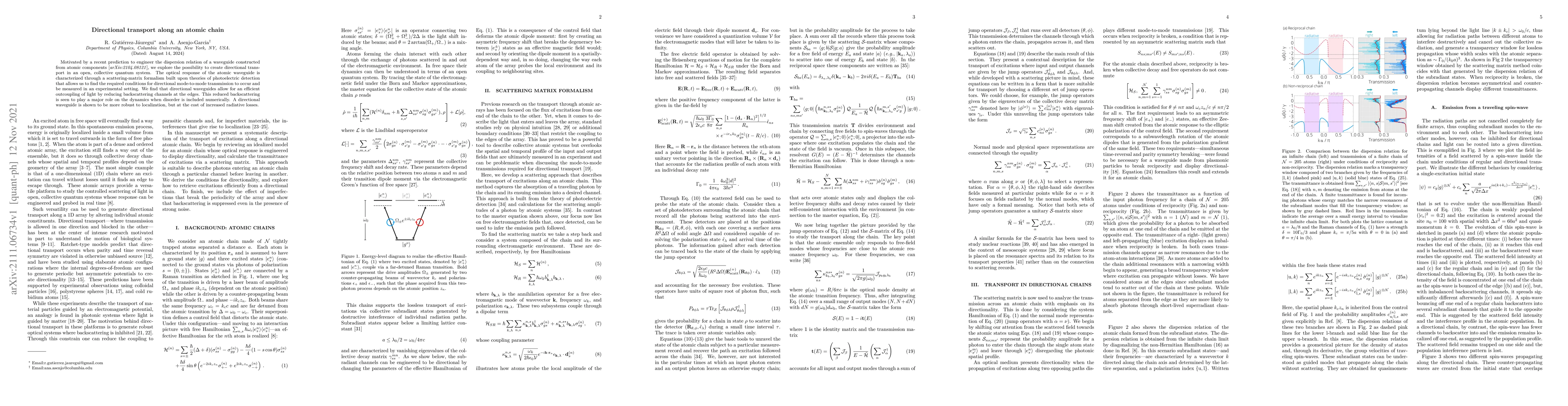 Thumbnail for Directional transport along an atomic chain
