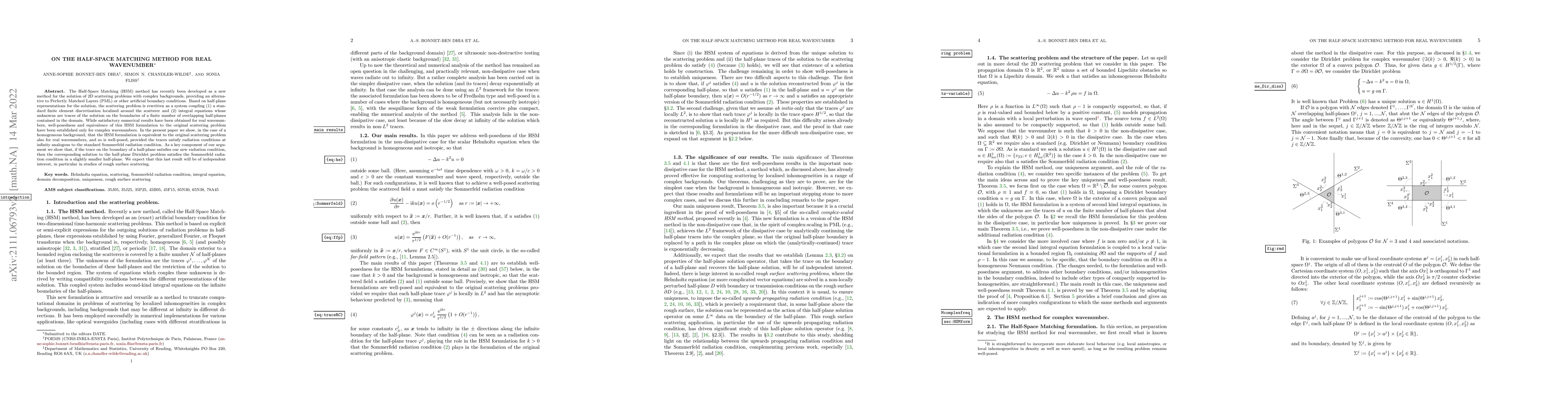 Thumbnail for On the half-space matching method for real wavenumber