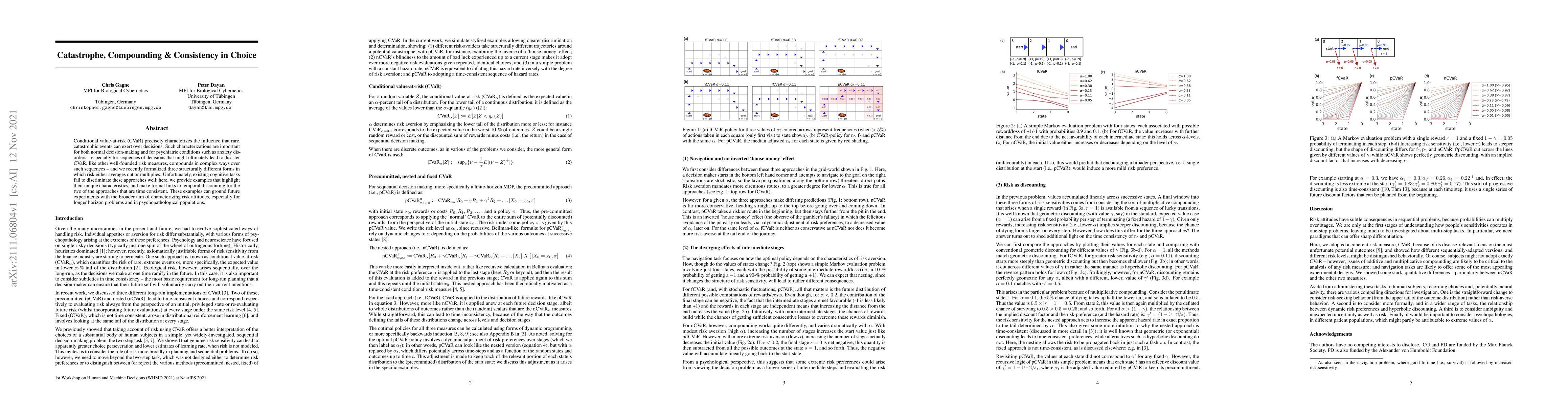 Thumbnail for Catastrophe, Compounding & Consistency in Choice
