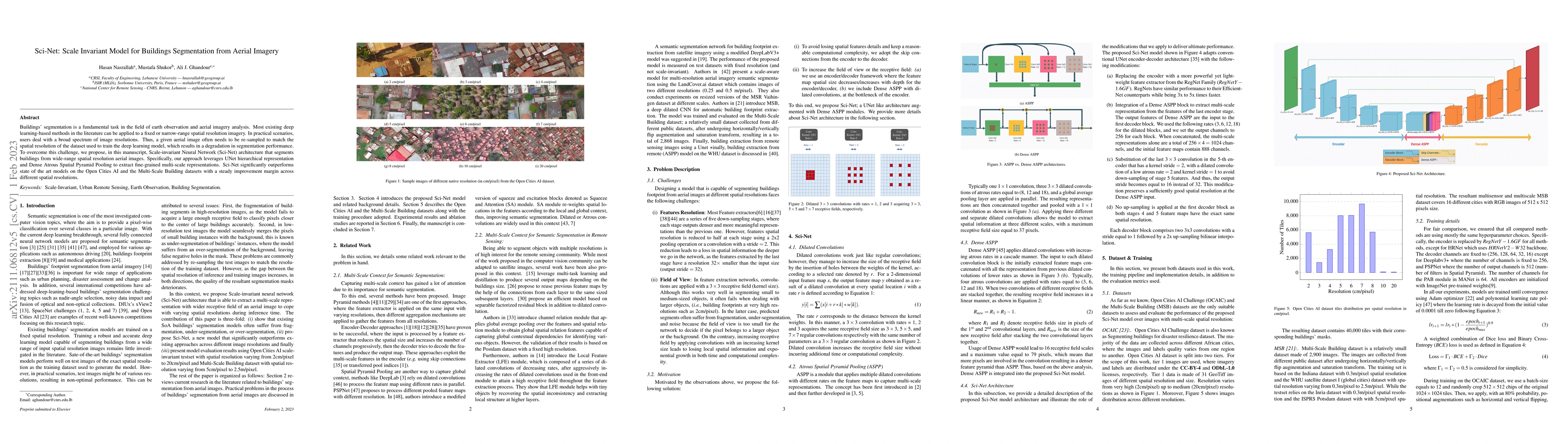 Thumbnail for Sci-Net: Scale Invariant Model for Buildings Segmentation from Aerial
  Imagery