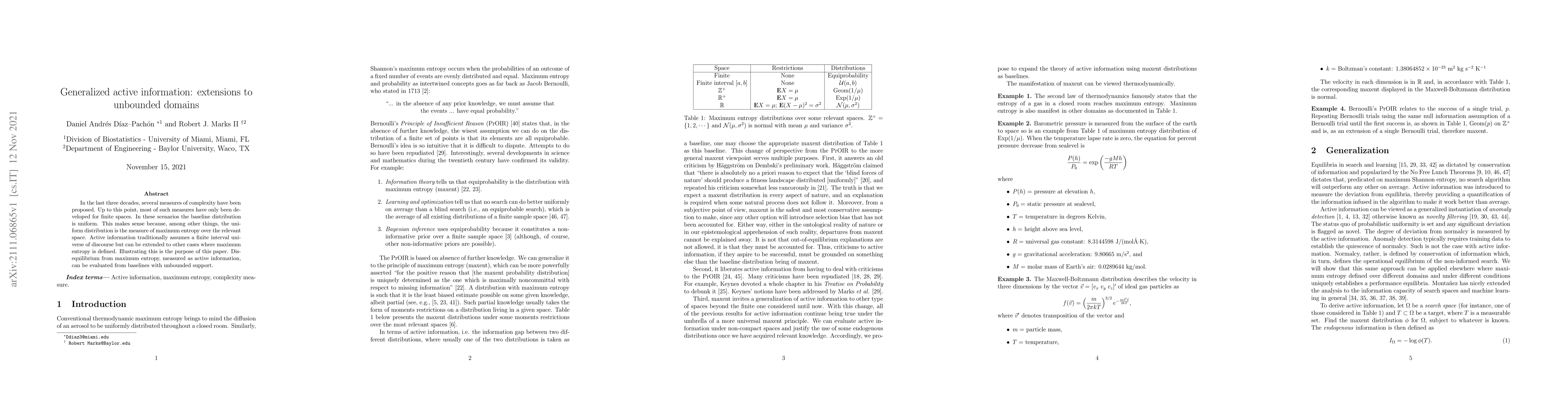 Thumbnail for Generalized active information: extensions to unbounded domains