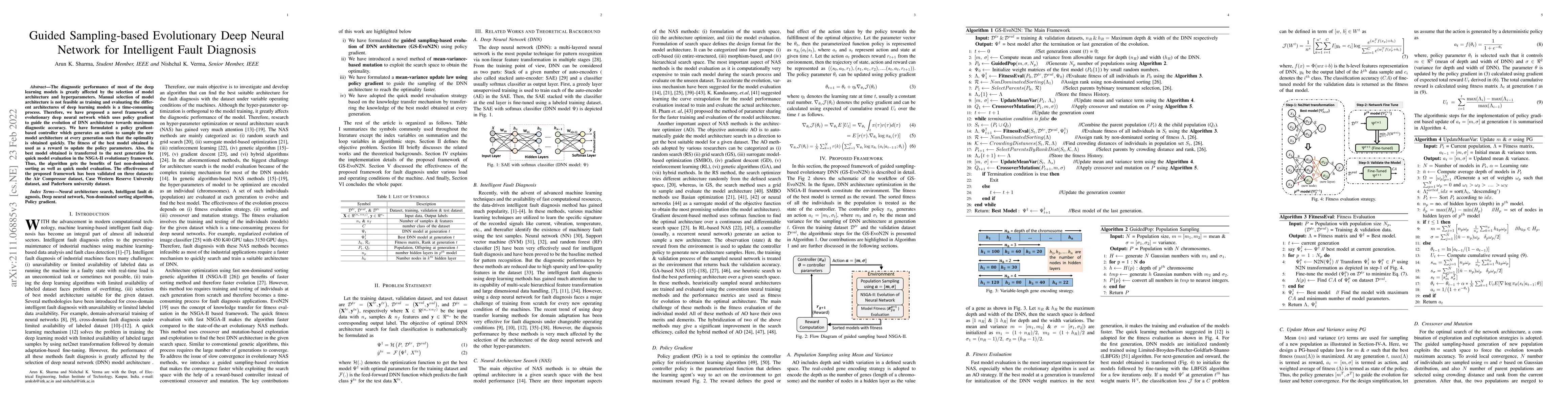 Thumbnail for Guided Sampling-based Evolutionary Deep Neural Network for Intelligent
  Fault Diagnosis