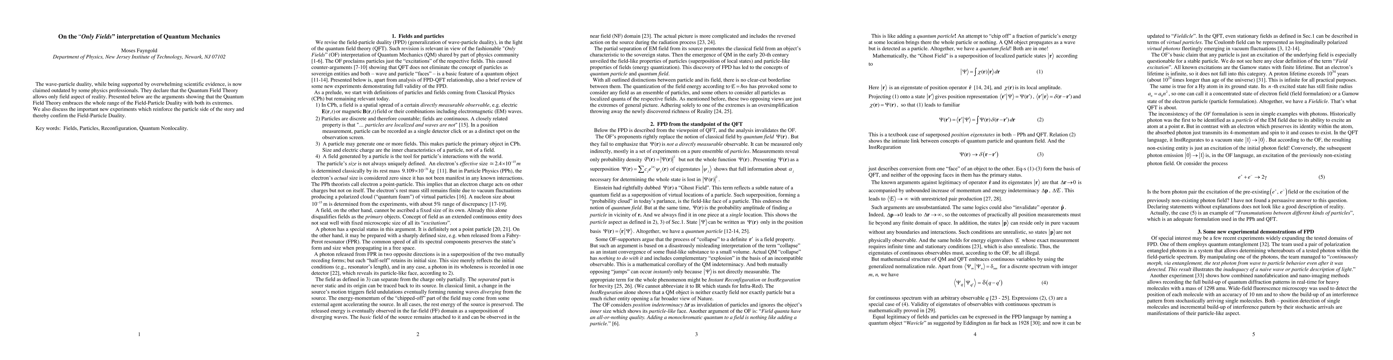 Thumbnail for On the Only Fields interpretation of Quantum Mechanics